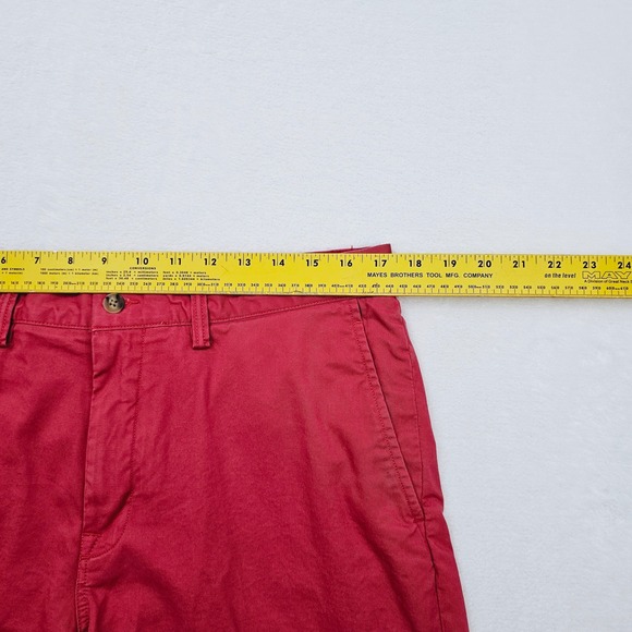Polo Ralph Lauren Shorts Mens 33W Chino Stretch Classic Red Preppy Coastal Ivy - Picture 6 of 10